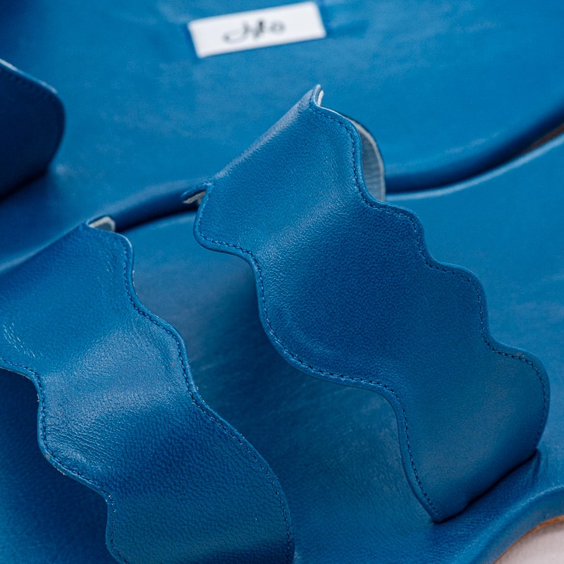 Sandales Marguerite Bleu Ocan