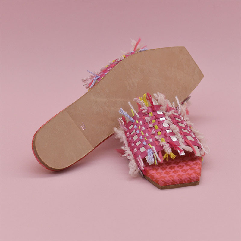 Sandales Mathilde Rose Lipstick