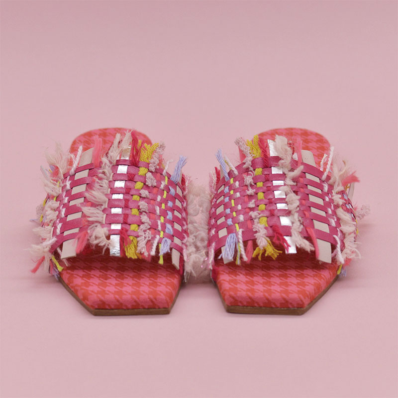 Sandales Mathilde Rose Lipstick
