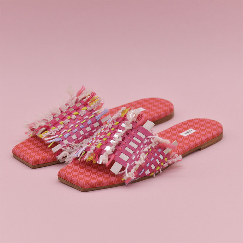 Sandales Mathilde Rose Lipstick