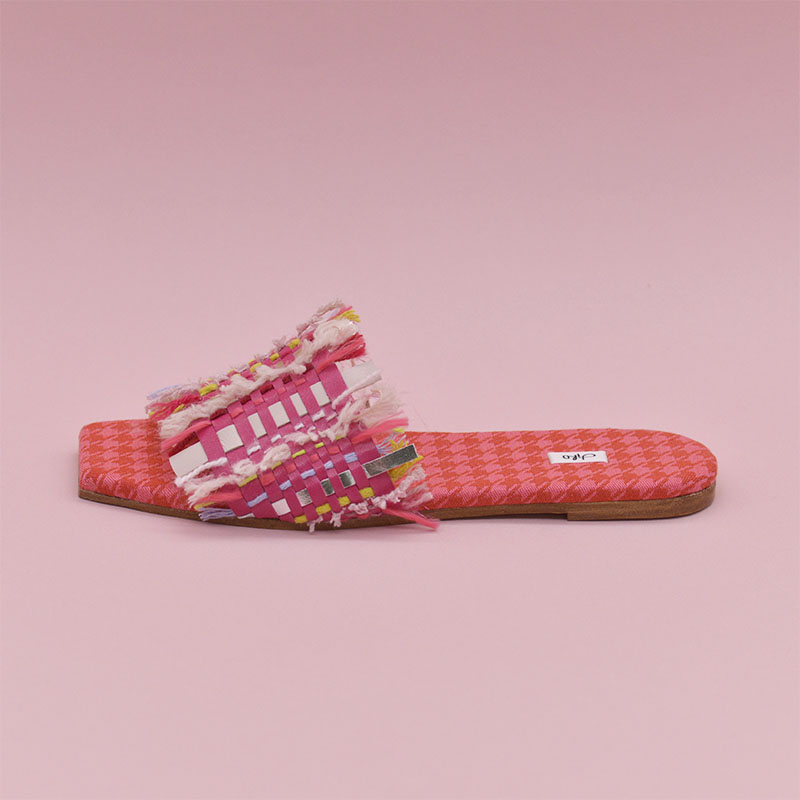Sandales Mathilde Rose Lipstick