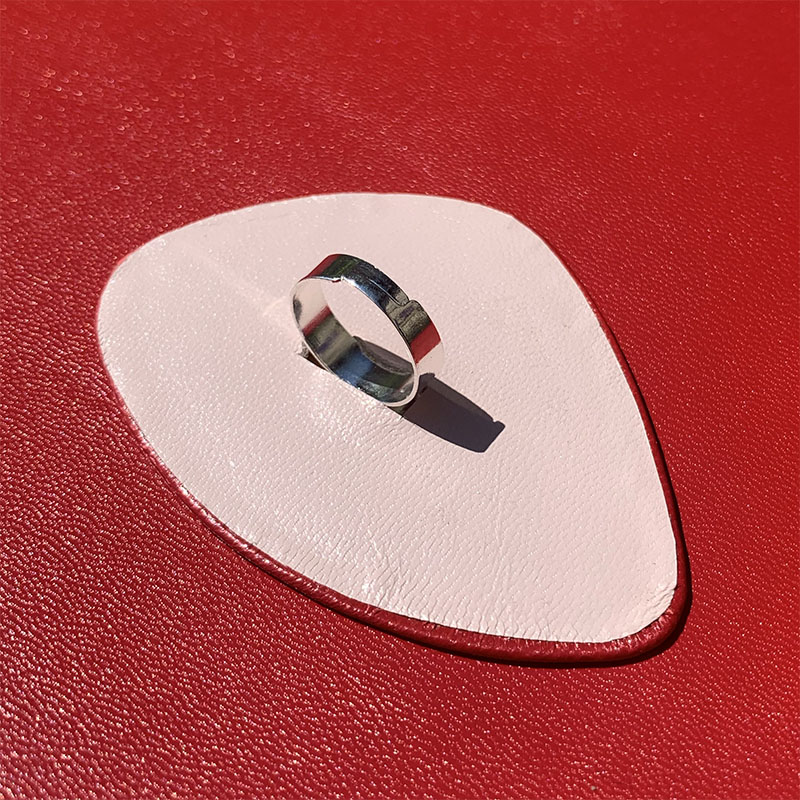 Bague Maxi Ricochée Rouge Coquelicot