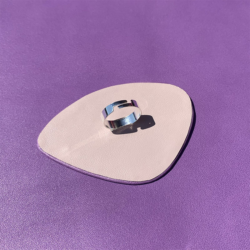Bague Maxi Ricoche Mauve
