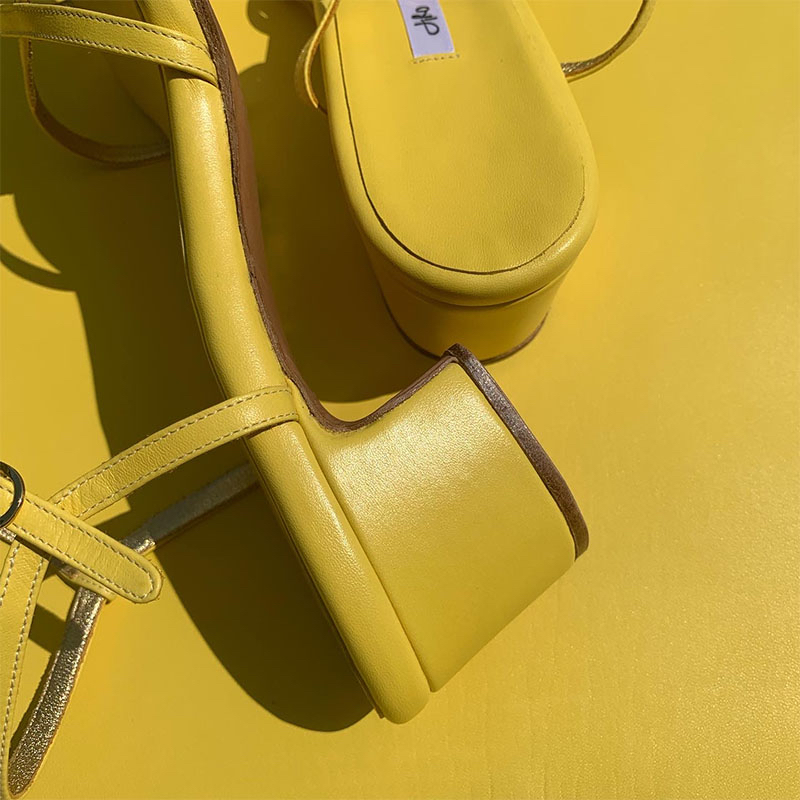 Sandales Daisy Jaune Canari