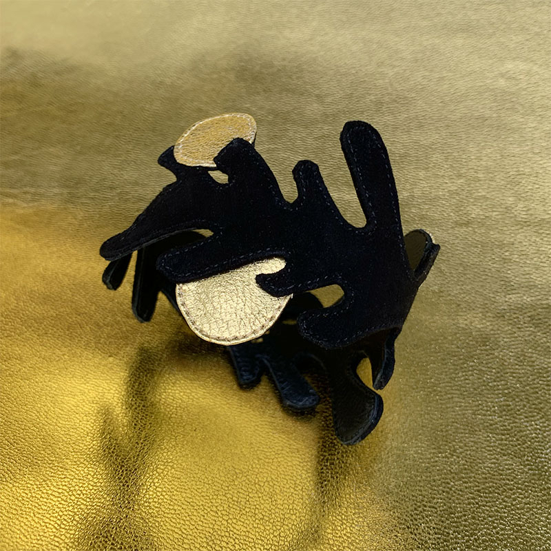 Bracelet Triomphe Noir/Dor