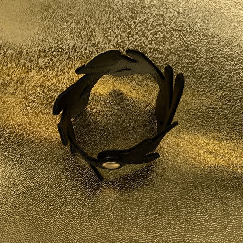 Bracelet Triomphe Noir/Dor