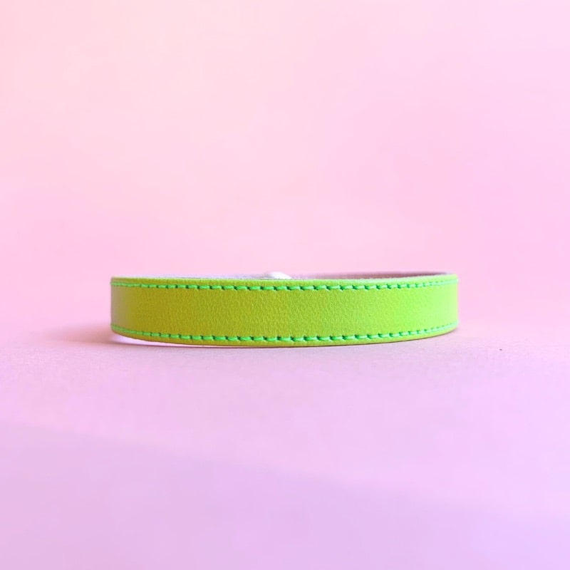 Bracelet Lie Small Chevreau - Couleurs froides