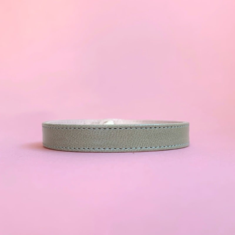 Bracelet Lie Small Chevreau - Couleurs froides