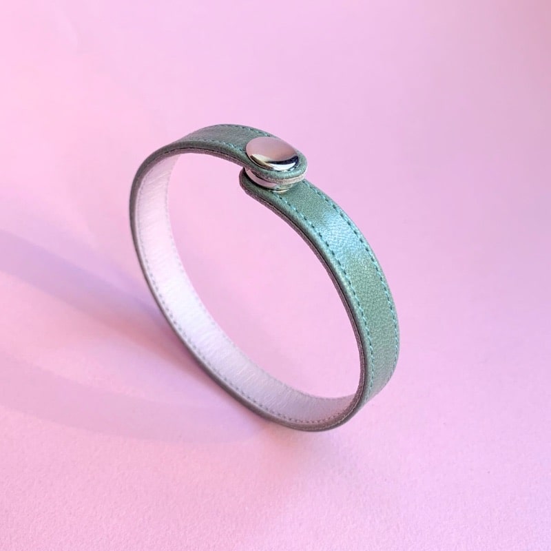 Bracelet Lie Small Chevreau - Couleurs froides