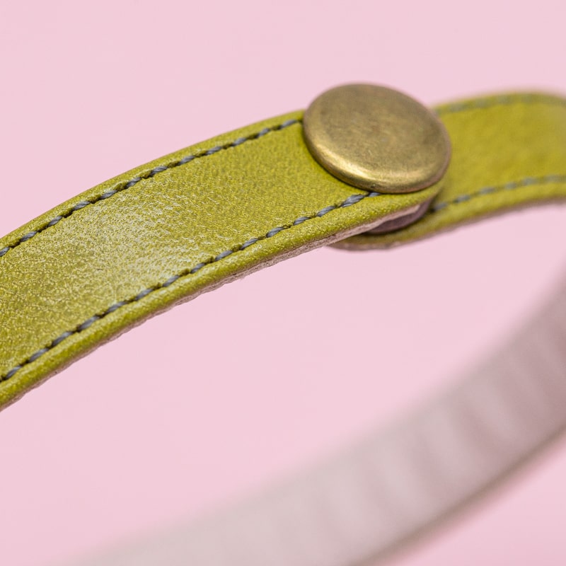 Bracelet Lie Small Chevreau - Couleurs froides