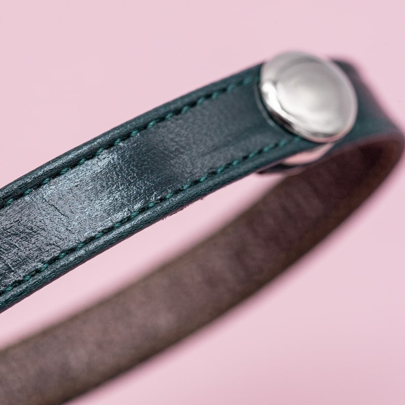 Bracelet Lie Small Chevreau - Couleurs froides