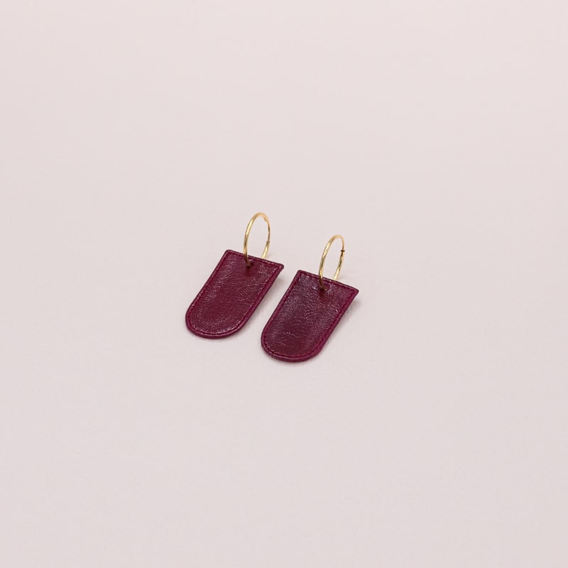 Boucles d'oreilles Allches Framboise